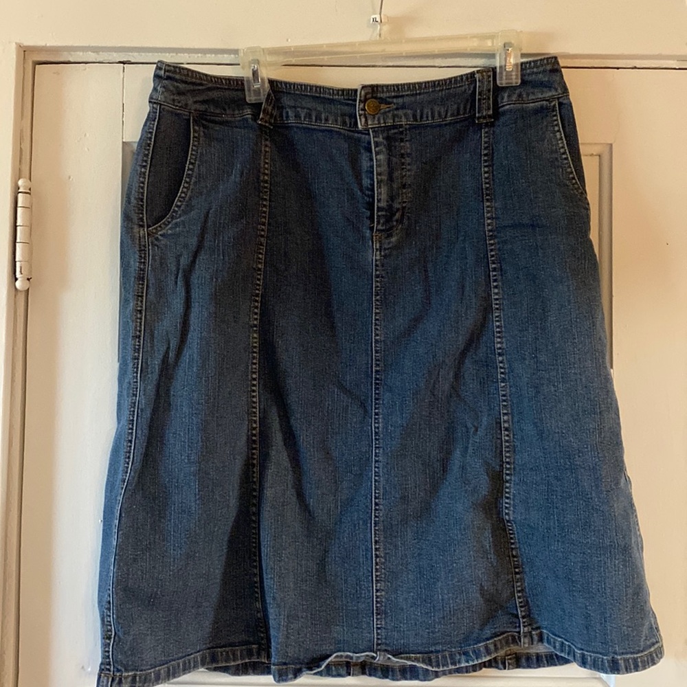 Woolrich Denim Skirt Size 16